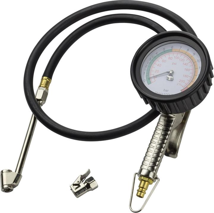 Immagine prodotto Dema Gonfiatore per pneumatici Manometro per pneumatici con presa per distributore di benzina