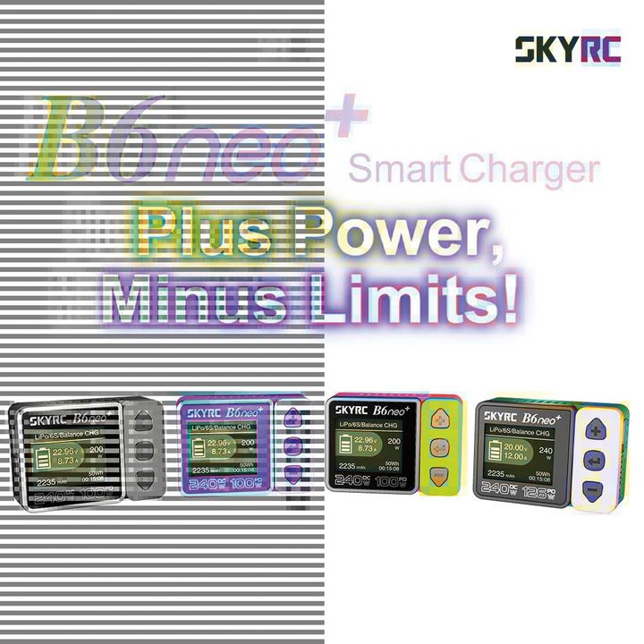 Produktbild SkyRC B6neo+ Ladegerät pink LiPo 1-6s 10A 200W