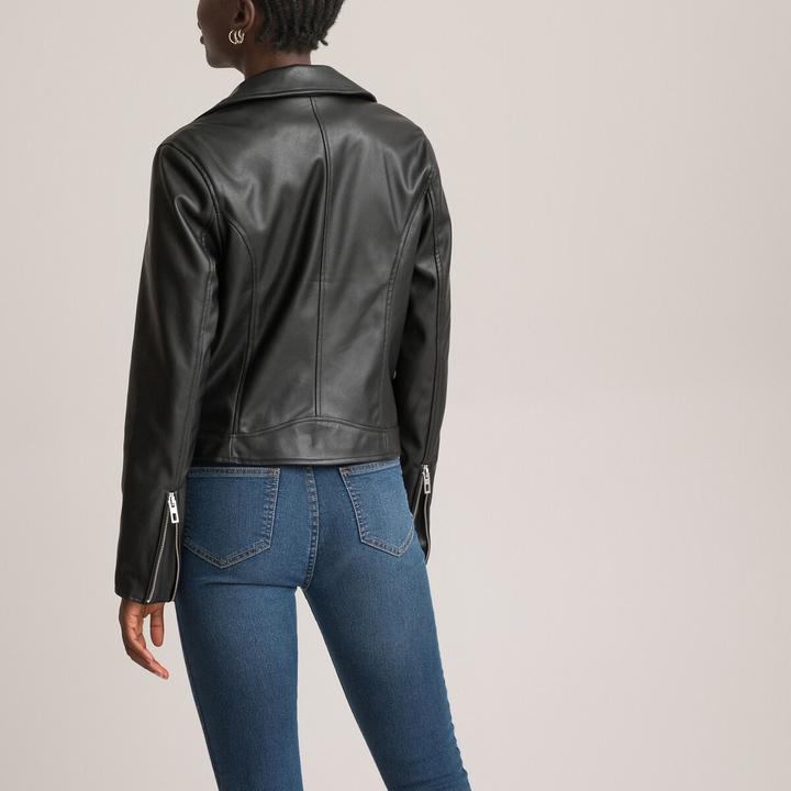 Produktbild La Redoute Collections Bikerjacke aus Kunstleder (38)