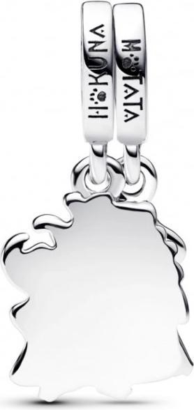 Produktbild Pandora Disney Der König der Löwen Timon & Pumbaa Teilbarer Charm Anhänger (Silber 925, Emaille)