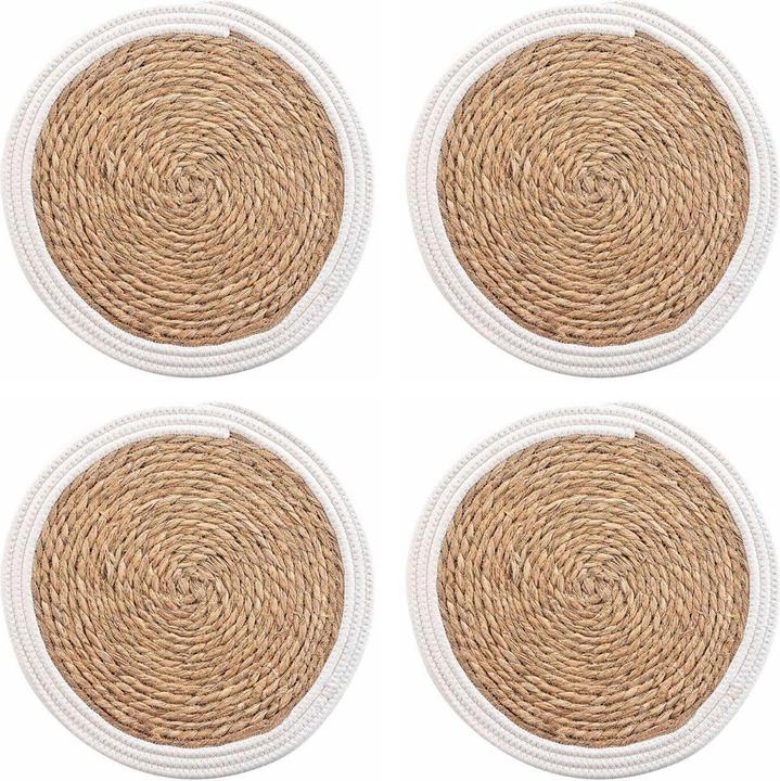 Actual product image Natura Punto Placemat Straw Wickerwork, Set of 4 (4 x)