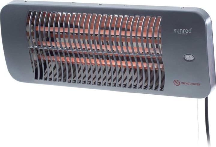 Produktbild Sunred Heater LUG-2000W, Lugo Quartz Wall Infrared, 2000 W, Pilkas (2000 W)