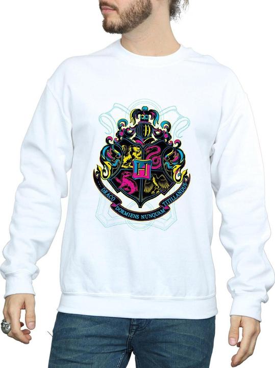 Immagine prodotto Neon Hogwarts Crest Felpa Uomo (L)