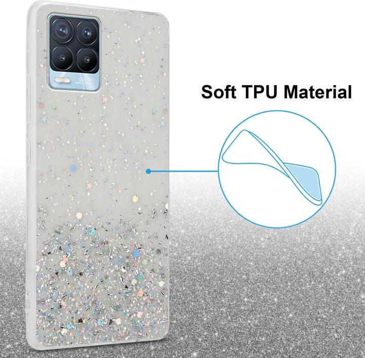 Produktbild Cadorabo TPU Hülle für Realme 8 4G / 8 PRO mit Glitzer (realme 8)