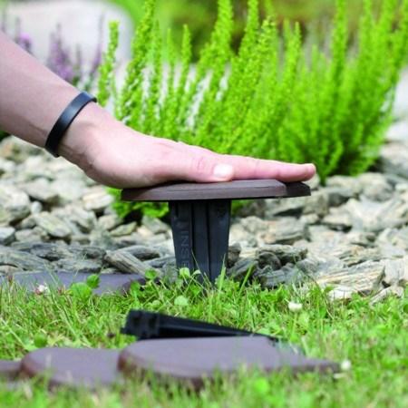 Produktbild Prosperplast Flache Gartenpalisaden-Steinkugel 12 cm x 3,8 m (IPAK2-405U) (383.40 cm)