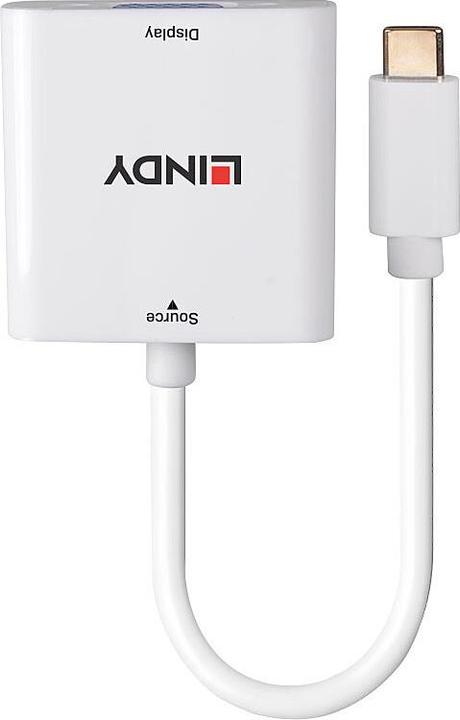 Produktbild Lindy Konverter USB Typ C auf VGA (USB Typ-C, 11 cm)