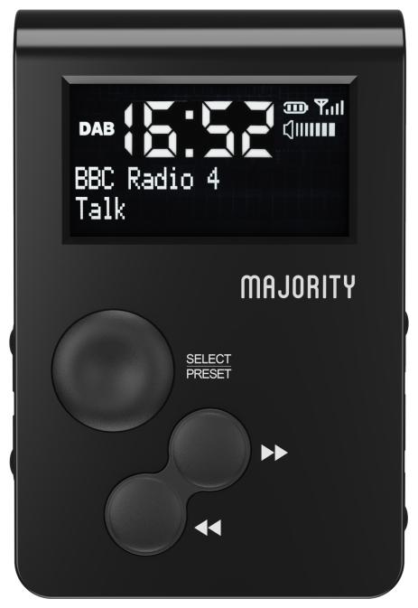 Produktbild Majority Tragbares Digital-Radio (DAB+, FM, Radio Frequency (RF))