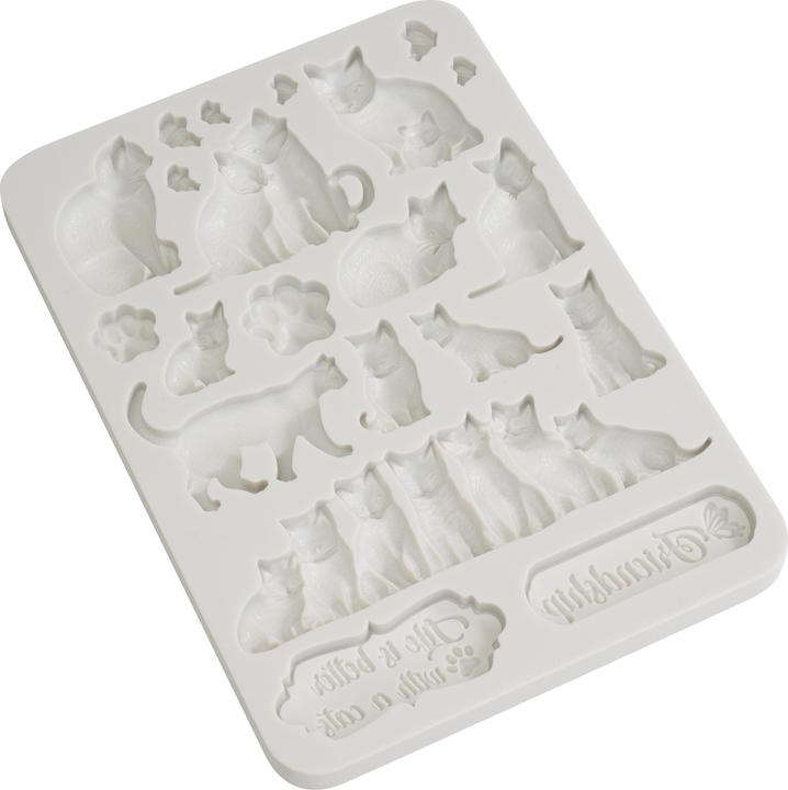 Image du produit Stamperia Moule en silicone "Orchids and Cats - Cats