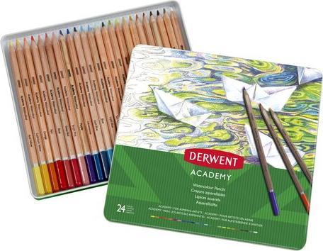 Produktbild Derwent Academy Aquarellstifte (Mehrfarbig, 24 x)