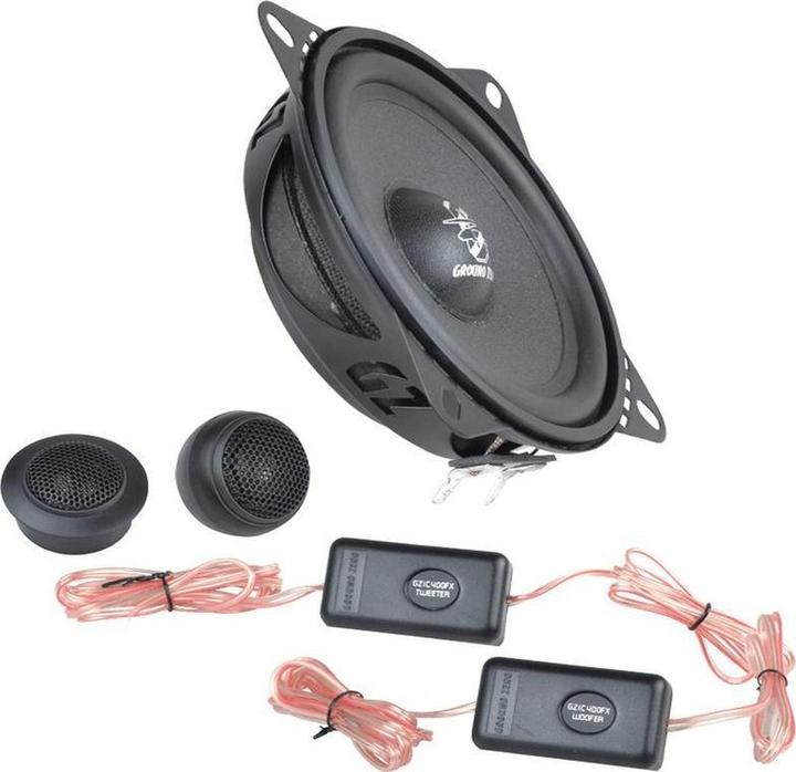 Actual product image Ground Zero GZIC 400FX - Car speakers - Speaker set Compo 10cm - Shallow speakers - Shallow Fit - 10 (10 cm)