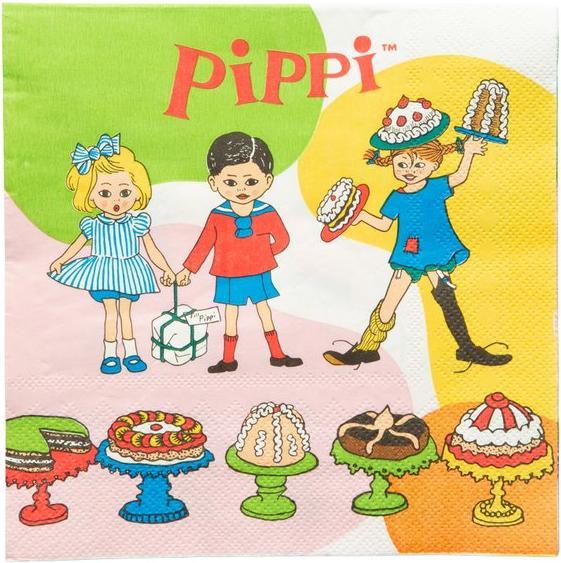 Actual product image Haza Witbaard Pippi Longstocking: Napkins - 16 pcs (16 x)