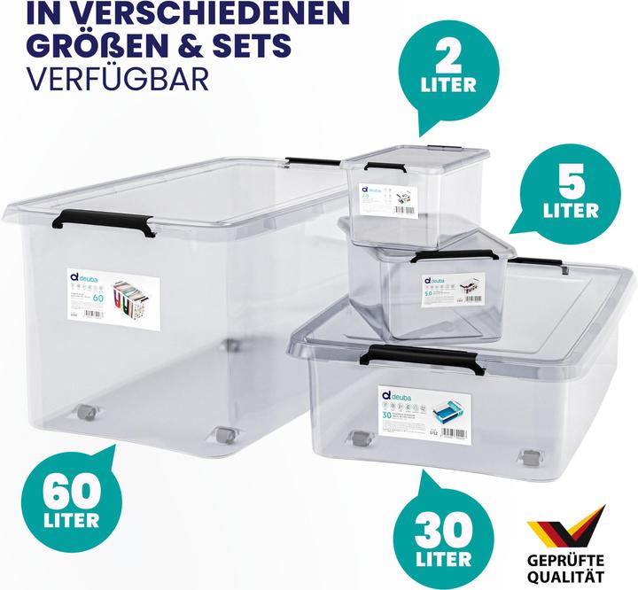 Actual product image Deuba Aufbewahrungsbox (20 x 15 x 12 cm, 2 l)