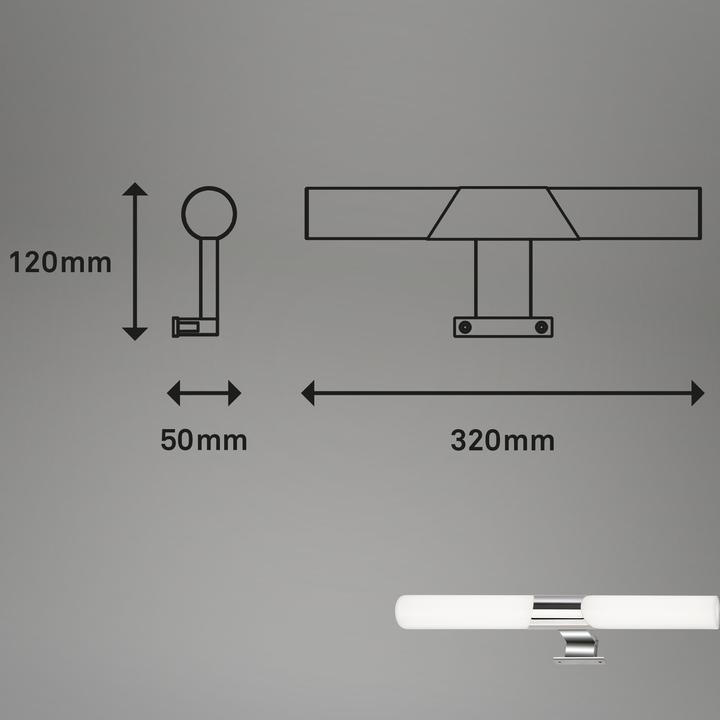 Produktbild Briloner LED Bad-Spiegelleuchte (1300 lm)