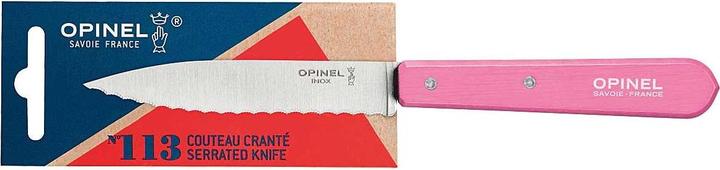 Produktbild Opinel 002036 Küchenmesser No. 113 rosa Buchenholzgriff (9.60 cm)