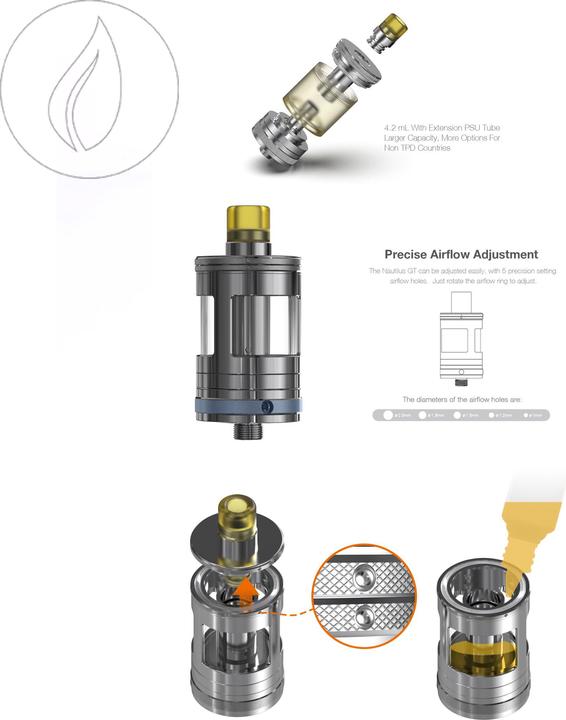 Image du produit Acer Aspire Nautilus GT Réservoir 3ml Gunmetal (1 x)