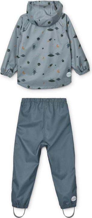 Actual product image Liewood Parker Junior Space Blue Fog Mix Rain Set (122)