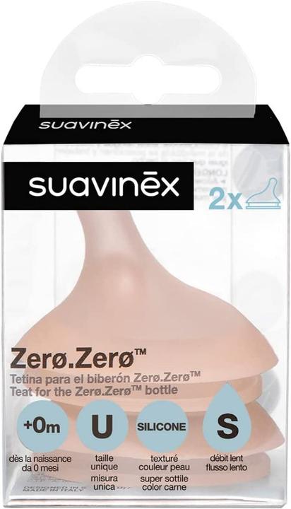 Produktbild Suavinex Saugerset für Schoppen 2 Stk. 0.0 Antikolik S