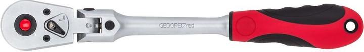 Gedore Red red R40120027 2K-Gelenk-Umschaltknarre 1/4 163 mm RSW5° (1/4")