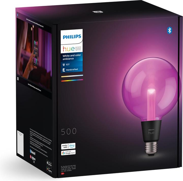 Actual product image Philips Hue White & Colour Ambiance Lightguide Giant Globe (E27, 6.80 W, 500 lm, 1 x, G)