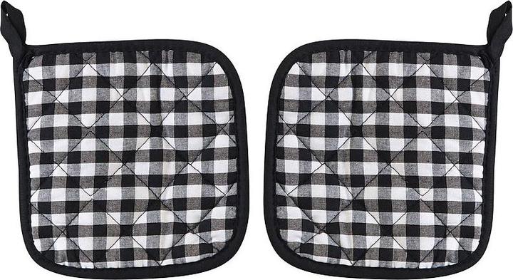 Produktbild Rosenstein & Söhne 4er-Set Silikon-Ofenhandschuhe und Topflappen (Füllung: 100 % Polyester, 100 % Baumwolle mit Silikon-Grifffläche)