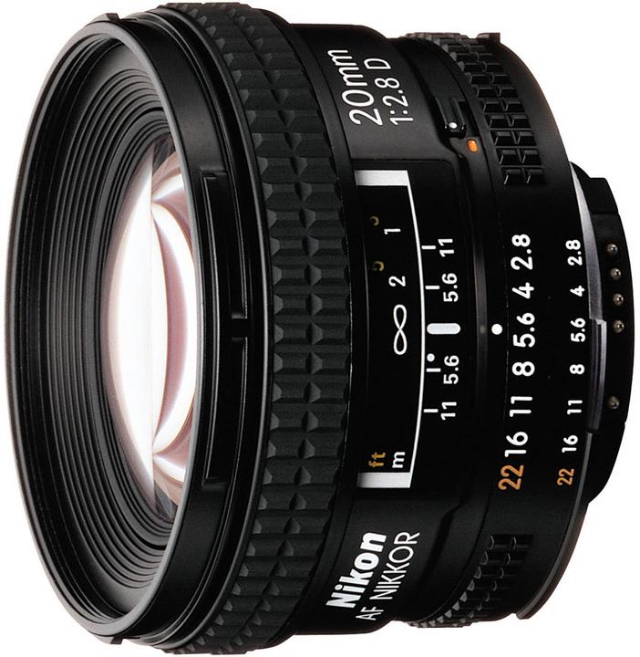 Nikon Obiettivo 20mm, f/2.8D AF Nikkor - (UE) (Nikon F, Full-frame)