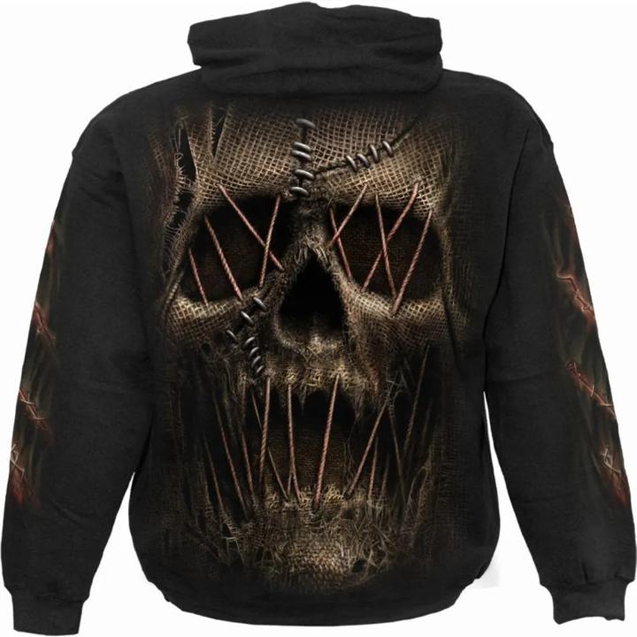 Actual product image Spiral Unisex Adult Thread Scare Hoodie (S)