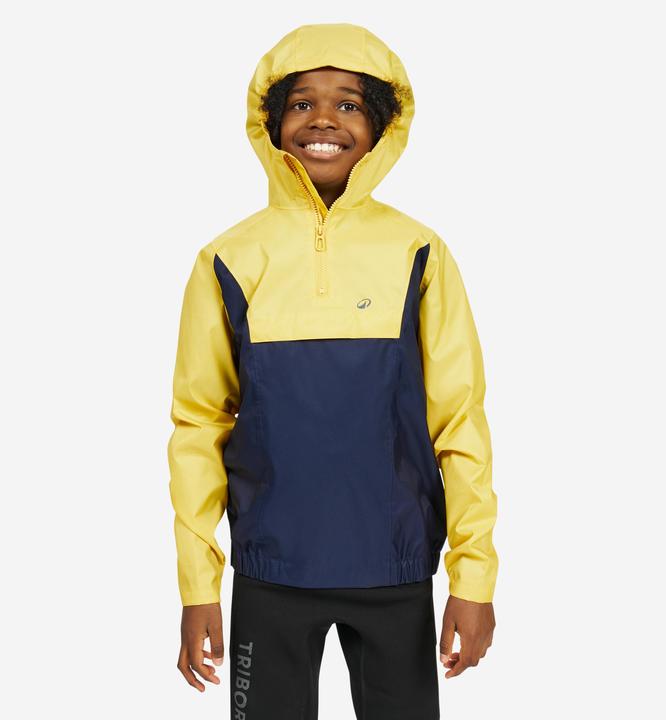 Immagine prodotto Tribord Spray top vela/kayak bambini antivento - Sailing 100 giallo/blu navy