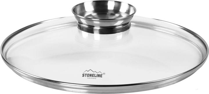Produktbild Stoneline CERAMIC Servierpfanne 24cm, Keramik-Beschichtung, mit Aroma-Glasdeckel (Pfannenset + Topfset, Aluminium)