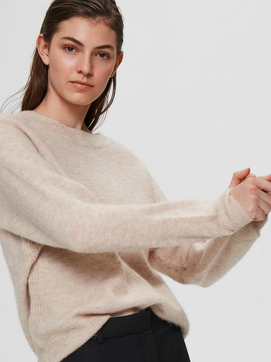 Produktbild Selected Femme Rundhalsausschnitt Woll Pullover (S)
