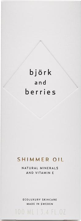 Actual product image Björk & Berries Natural Glow Oil Shimmering (100 ml)