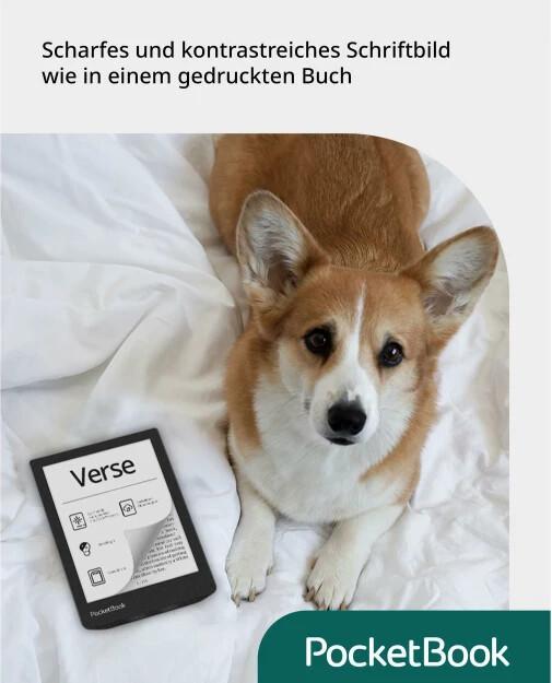 Productafbeelding PocketBook Vers (6", 8 GB, Helderblauw)