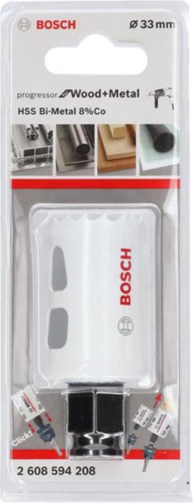 Produktbild Bosch Professional Zubehör Lochsäge Progressor for Wood and Metal, 33 mm (33 Millimeter)
