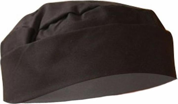 Image du produit Dennys Skullcap Kochmütze Kochkappe Schwarz (2 Stückpackung)