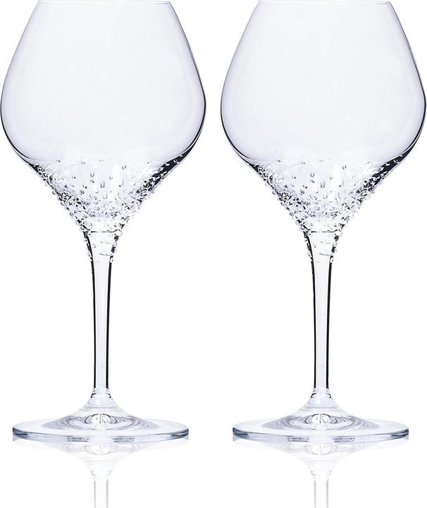 Actual product image Bohemian Grace Wine Glass with Swarovski Elements (28 cl, 2 Glasses, White wine glasses)