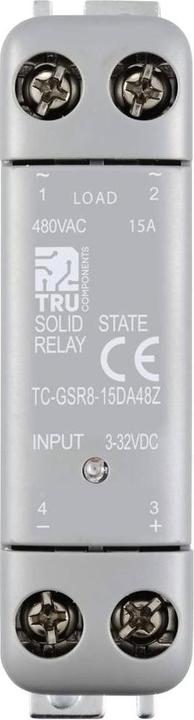 Produktbild Tru Components Halbleiterrelais TC-12705380 15 A Schaltspannung (max.): 480 V/AC