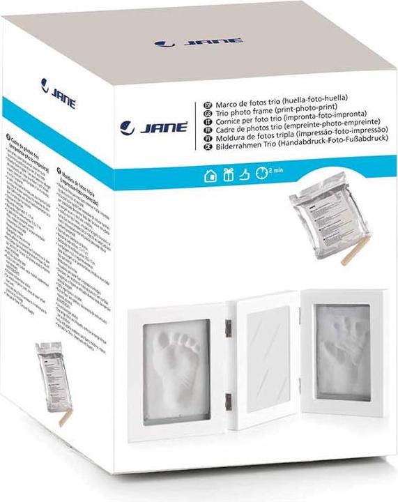 Actual product image Jané Foot/handprint duo with photo frame