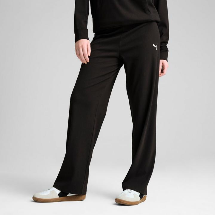 Image du produit Puma ESS ELEVATED Pantalon à taille haute et jambes droites Rib (L)