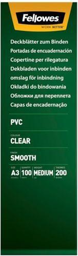 Produktbild Fellowes PVC Deckblätter (A3, 200 Mikron)