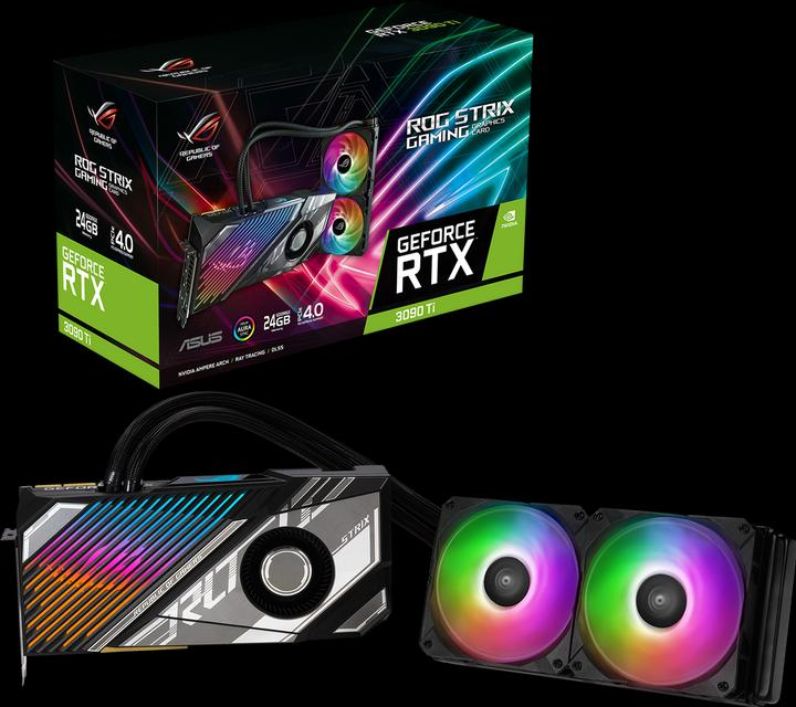 Image du produit ASUS GeForce ROG STRIX LC RTX 3090 Ti 24G GAMING (24 Go)