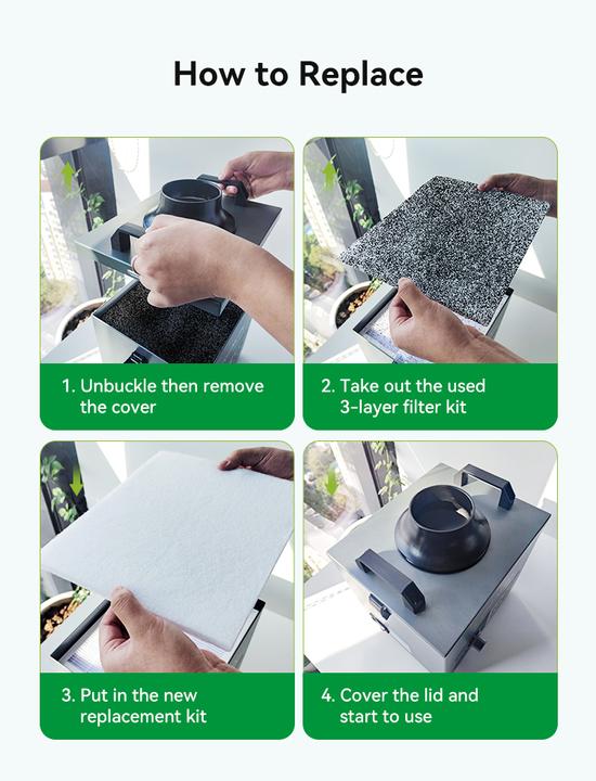 Image du produit Creality extracteur de fumée portable avec filtre (Nettoyage)