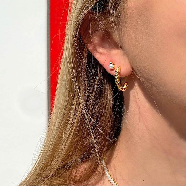 Produktbild Candy Ohrstecker Veni, 925 Sterling Silber, vergoldet (925 Sterling Silber, 18k vergoldet)