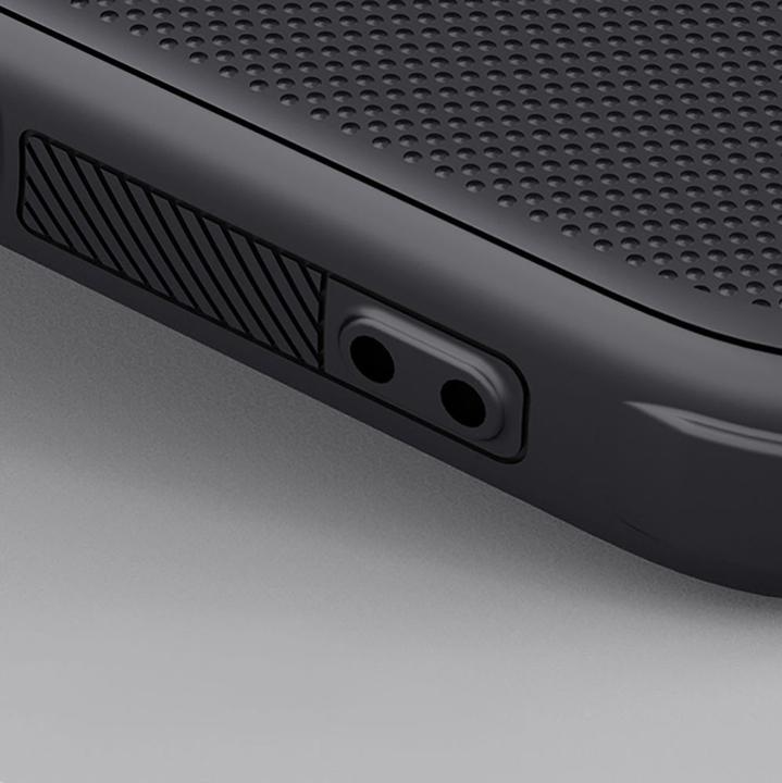 Actual product image Nillkin Super Frosted Shield Pro case for iPhone 16 Pro 6,3" black (Apple iPhone 16 Pro)