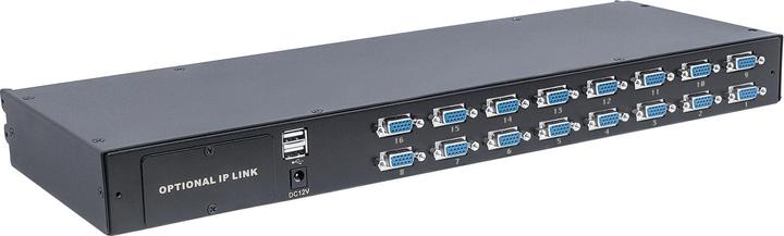 Intellinet Commutateur KVM modulaire à 16 ports avec interface VGA pour utilisation avec les boîtiers LCD