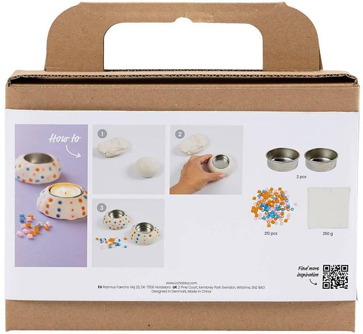 Image du produit Creativ Company Kit de bricolage Modélisation Porte-bougies à chauffe-plat