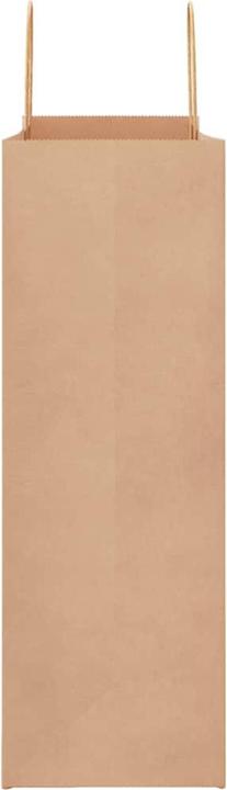 Actual product image VidaXL Kraft paper bags 250 pcs. with handle Brown 45x17x48 cm paper bag (Gift bag, 250 x)