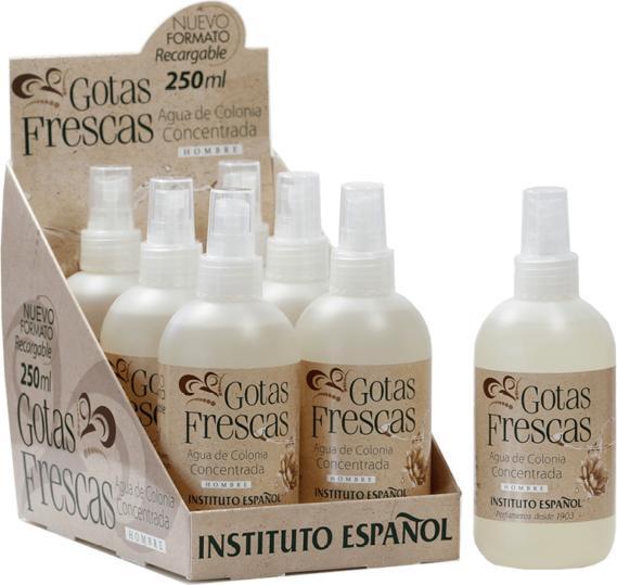 Image du produit Instituto Español GOTAS FRESCAS COLONIA CONCENTRADA HOMBRE vapo 250 ml (Eau de cologne, 250 ml)