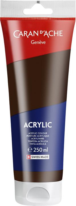 Actual product image Caran d'Ache Acrylic (madder, 250 ml)