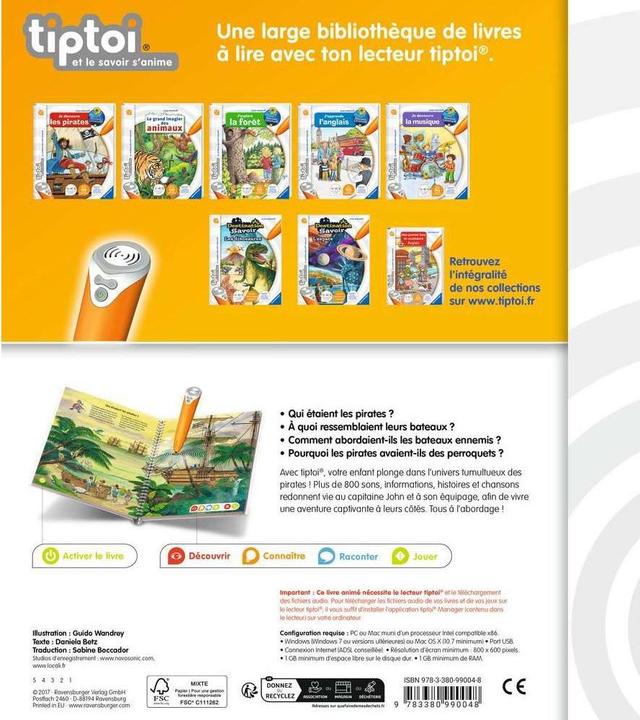 Produktbild tiptoi Ich entdecke die Piraten (Französisch)