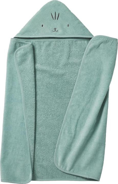Actual product image Vertbaudet Baby & children's hooded bath towel with recycled cotton