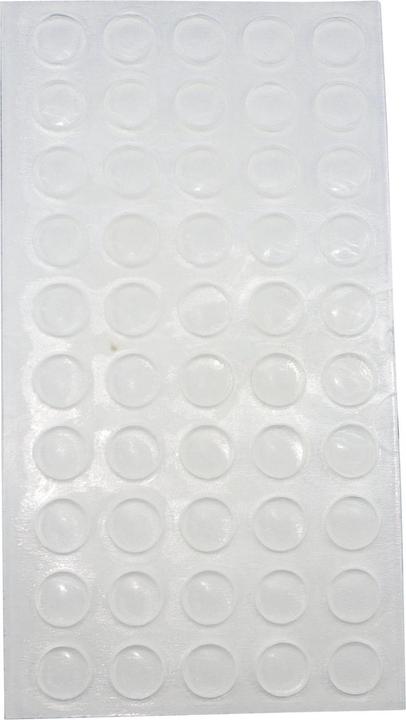 Anschlagdämpfer transparent 10x1,0mm Anschlagpuffer selbstklebend Kunststoff (Anschlagdämpfer, 1 Stück)